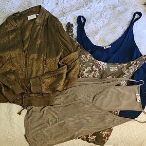 Elegant Olive Green Women's Top